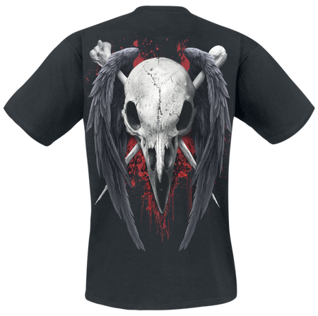 T-Shirt Manches courtes  de Spiral - Death Raven - T-Shirt - M à 4XL - pour Homme - noir - Spiral - View 2
