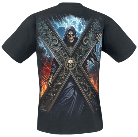 T-Shirt Manches courtes  de Spiral - Crossed Over - T-Shirt - S à 4XL - pour Homme - noir - Spiral - View 2