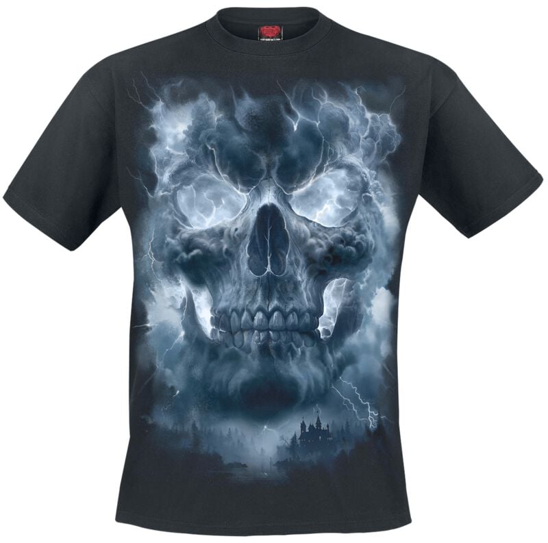 T-Shirt Manches courtes  de Spiral - Grave Skies - T-Shirt - S à 3XL - pour Homme - noir - Spiral