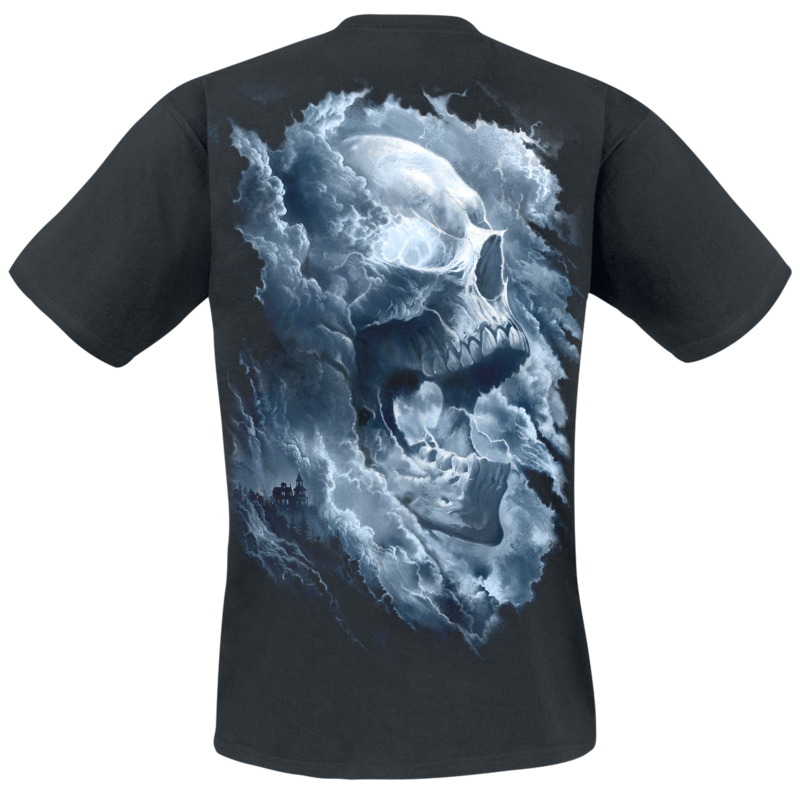 T-Shirt Manches courtes  de Spiral - Grave Skies - T-Shirt - S à 3XL - pour Homme - noir - Spiral - View 2