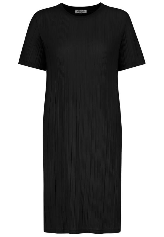 Robe mi-longue  de Sublevel - ROBE PLISSÉE JERSEY - S à L - pour Femme - noir - Sublevel
