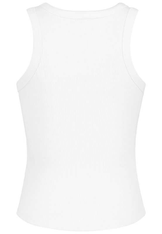 Top  de Authentic Style - RIB TANK TOP - XS à XL - pour Femme - blanc - Authentic Style - View 2