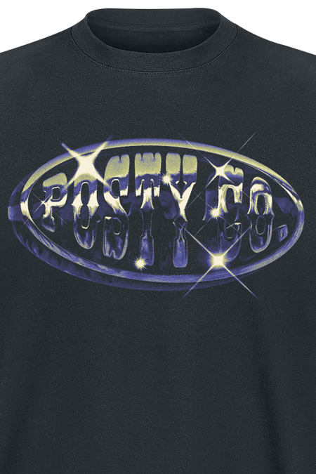 T-Shirt Manches courtes  de Post Malone - Posty Logo - S à 3XL - pour Homme - noir - Post Malone - View 2