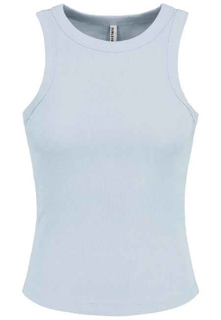 Top  de Authentic Style - RIB TANK TOP - XS à XL - pour Femme - bleu - Authentic Style