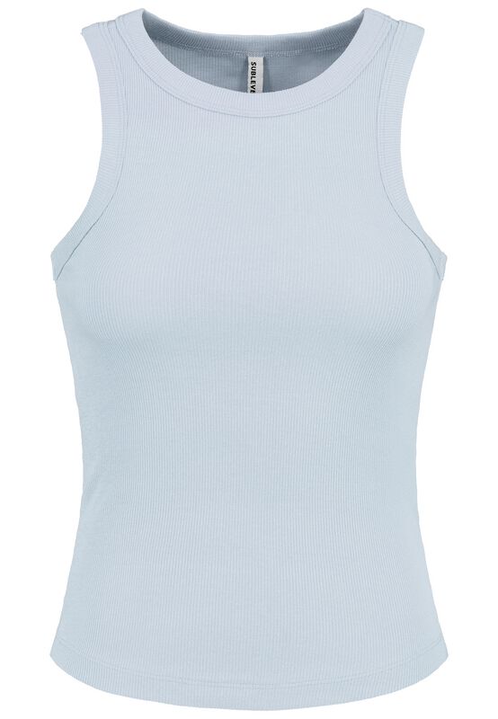 Top  de Authentic Style - RIB TANK TOP - XS à XL - pour Femme - bleu - Authentic Style