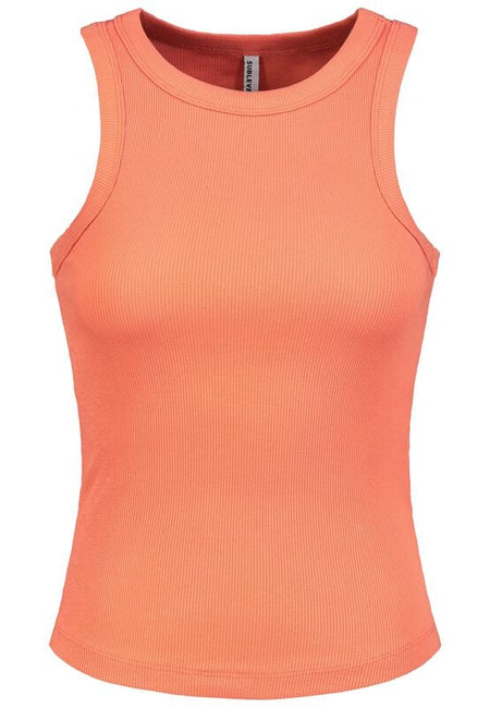 Top  de Authentic Style - RIB TANK TOP - XS à XL - pour Femme - orange - Authentic Style