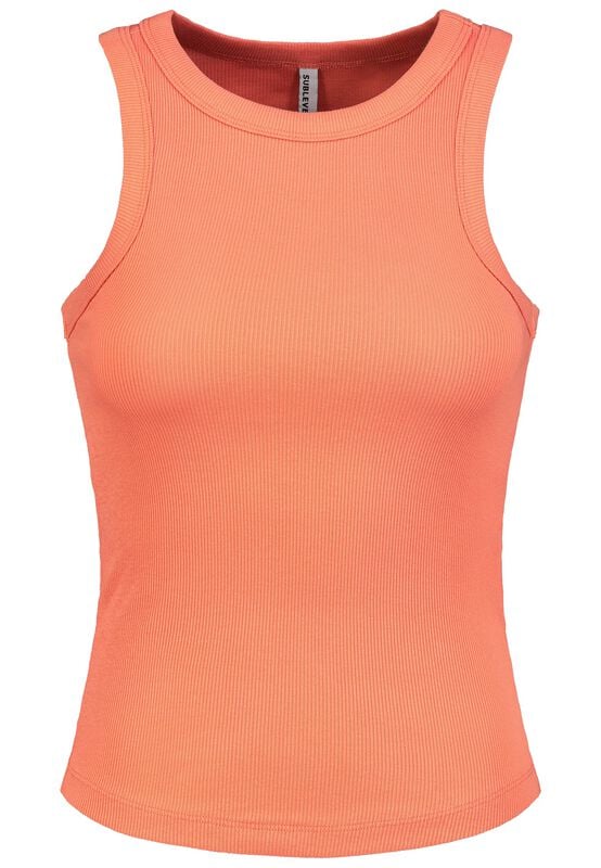 Top  de Authentic Style - RIB TANK TOP - XS à XL - pour Femme - orange - Authentic Style