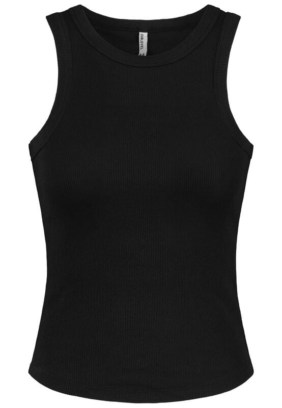 Top  de Authentic Style - RIB TANK TOP - XS à XL - pour Femme - noir - Authentic Style