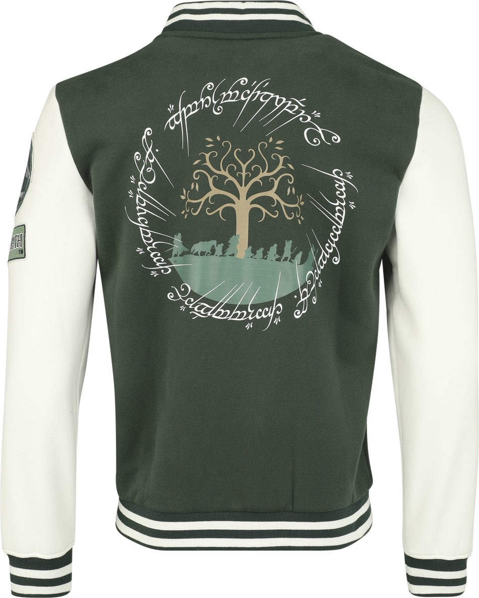 Veste Varsity  de Le Seigneur Des Anneaux - Arbre Du Gondor - S à 4XL - pour Homme - multicolore - Le Seigneur Des Anneaux - View 2