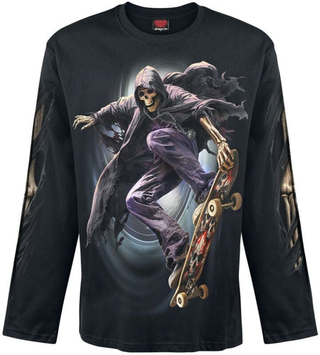 T-shirt manches longues  de Spiral - Soul Boarder - Haut Manches Longues - M à XXL - pour Homme - noir - Spiral