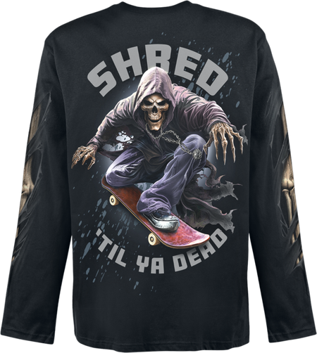T-shirt manches longues  de Spiral - Soul Boarder - Haut Manches Longues - M à XXL - pour Homme - noir - Spiral - View 2