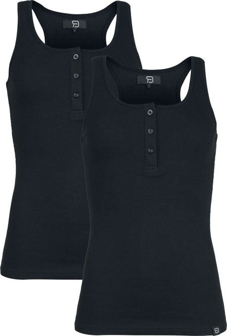 Top  de RED by EMP - Basique - Lot de 2 - S à XXL - pour Femme - noir - RED by EMP