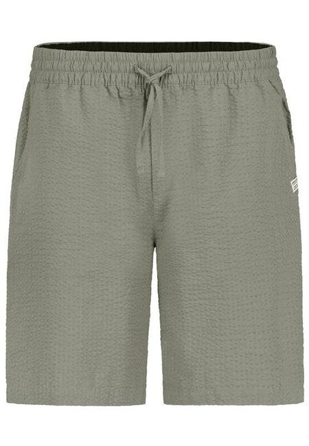 Short  de Authentic Style - SEERSUCKER SHORTS - S à XXL - pour Homme - olive - Authentic Style
