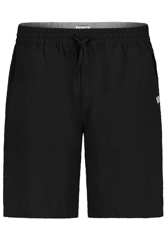 Short  de Authentic Style - SEERSUCKER SHORTS - S à XXL - pour Homme - noir - Authentic Style