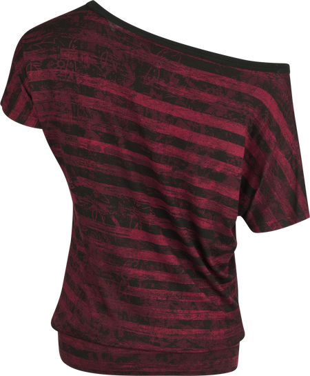 T-Shirt Manches courtes  de RED by EMP - Can You Read My Mind - S à XXL - pour Femme - rouge - RED by EMP - View 2
