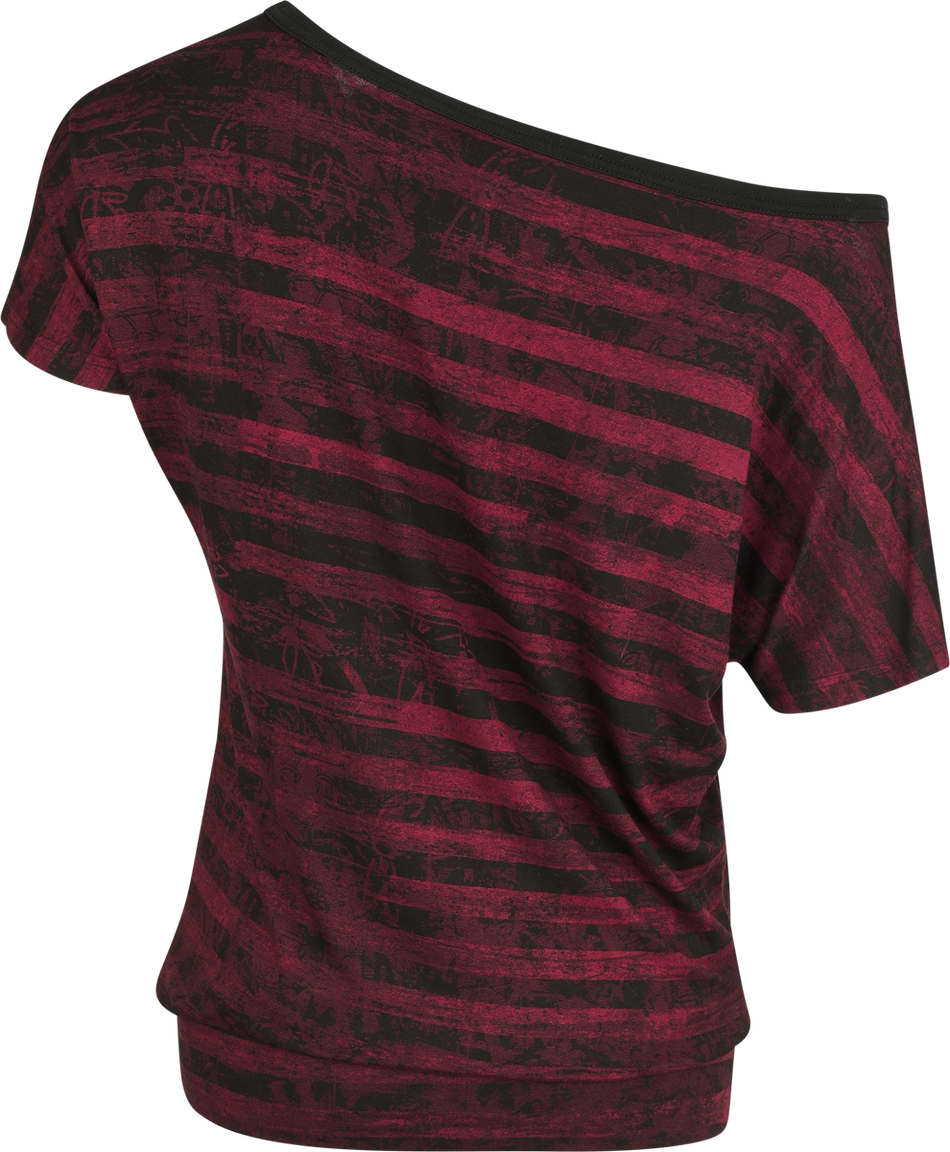 T-Shirt Manches courtes  de RED by EMP - Can You Read My Mind - S à XXL - pour Femme - rouge - RED by EMP - View 2