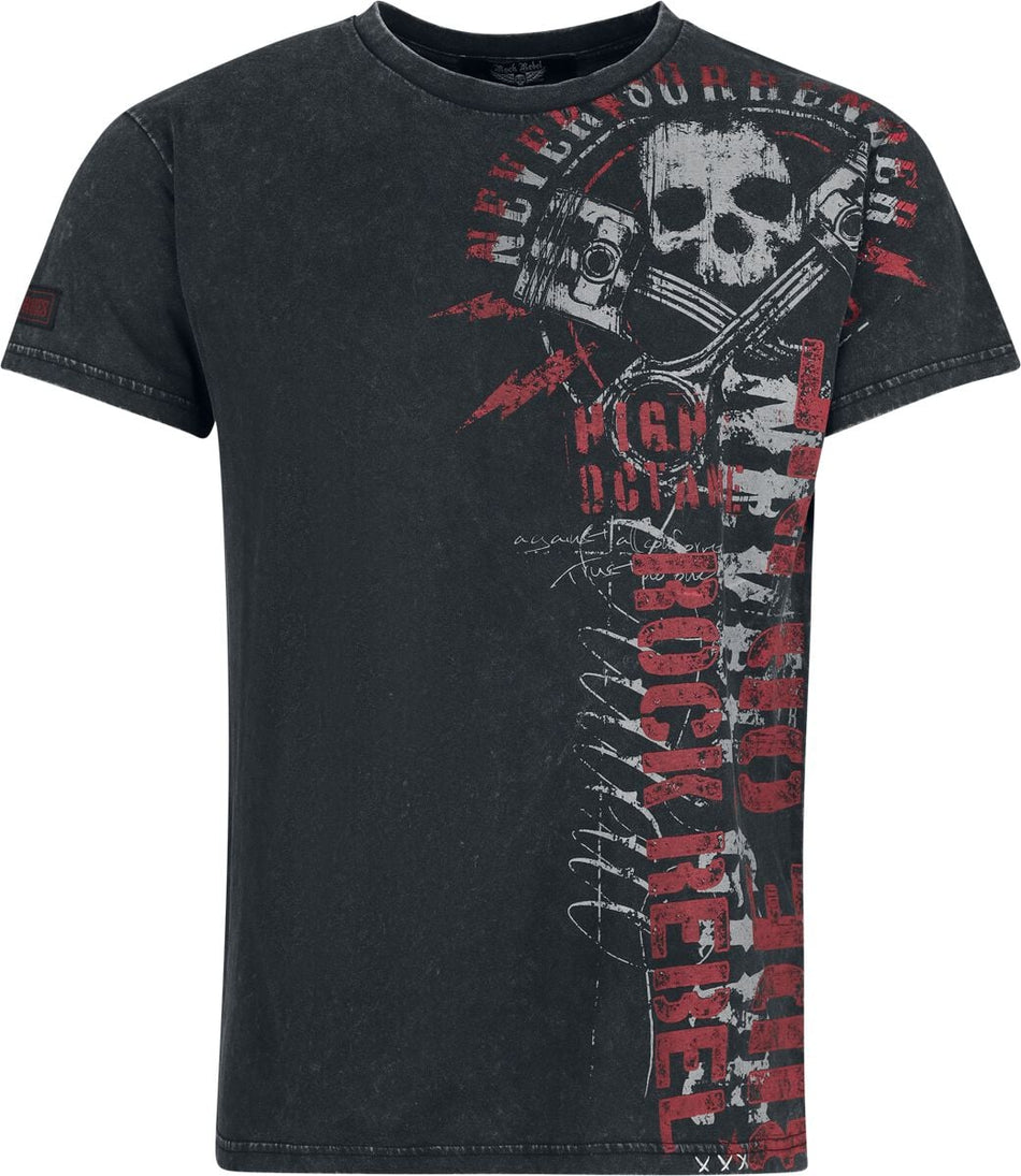 T-Shirt Manches courtes  de Rock Rebel by EMP - Free Spirit - T-Shirt - S à XXL - pour Homme - multicolore - Rock Rebel by EMP