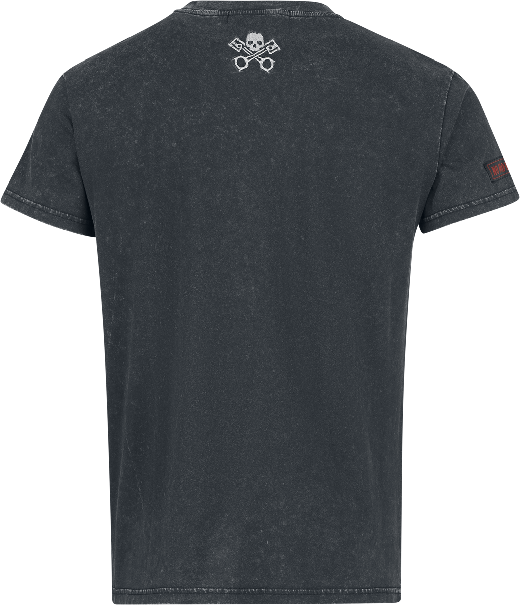 T-Shirt Manches courtes  de Rock Rebel by EMP - Free Spirit - T-Shirt - S à XXL - pour Homme - multicolore - Rock Rebel by EMP - View 2