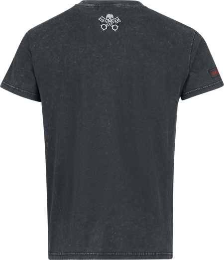 T-Shirt Manches courtes  de Rock Rebel by EMP - Free Spirit - T-Shirt - S à XXL - pour Homme - multicolore - Rock Rebel by EMP - View 2