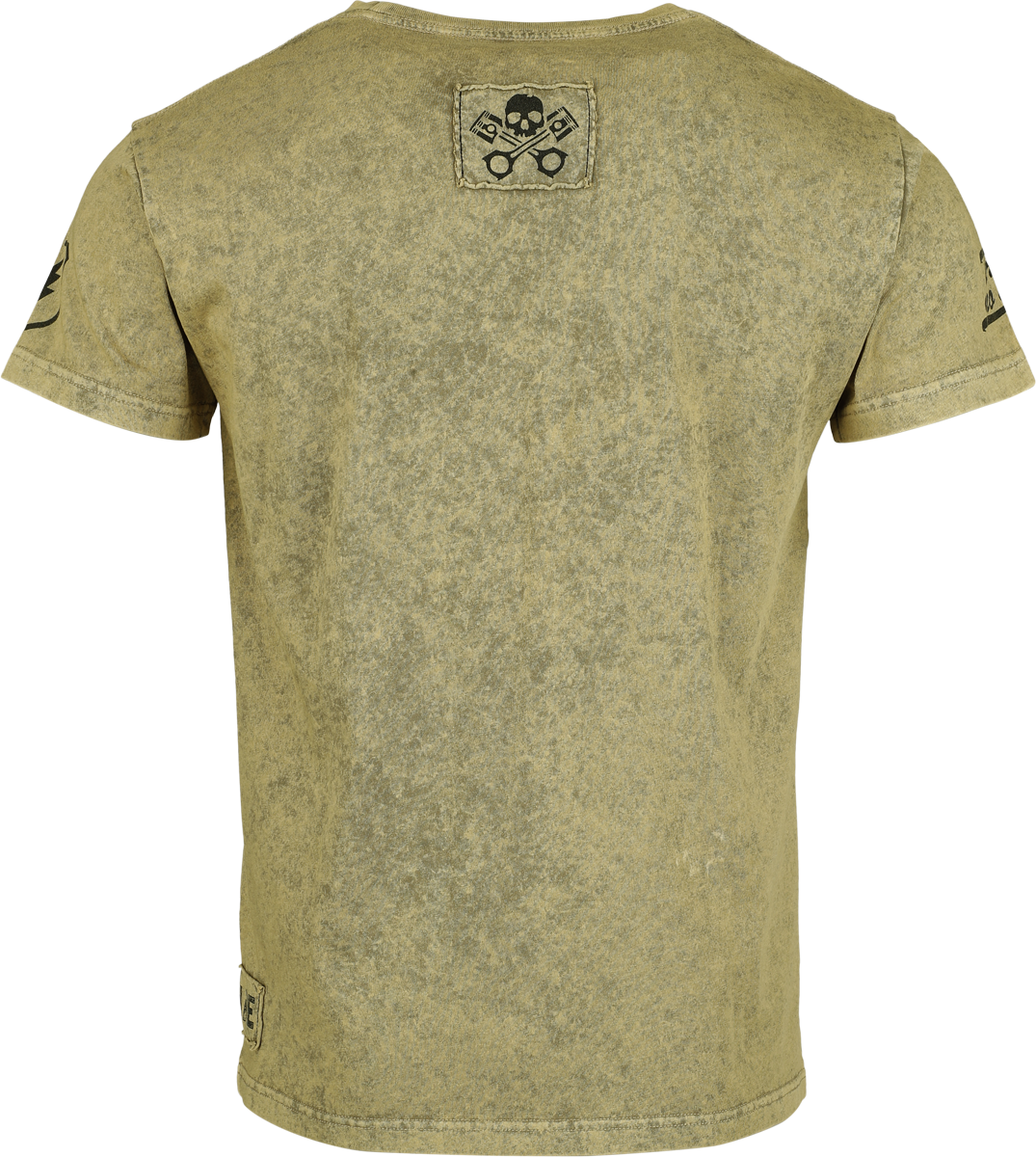 T-Shirt Manches courtes  de Rock Rebel by EMP - Free Spirit - T-Shirt - S à XXL - pour Homme - jaune - Rock Rebel by EMP - View 2