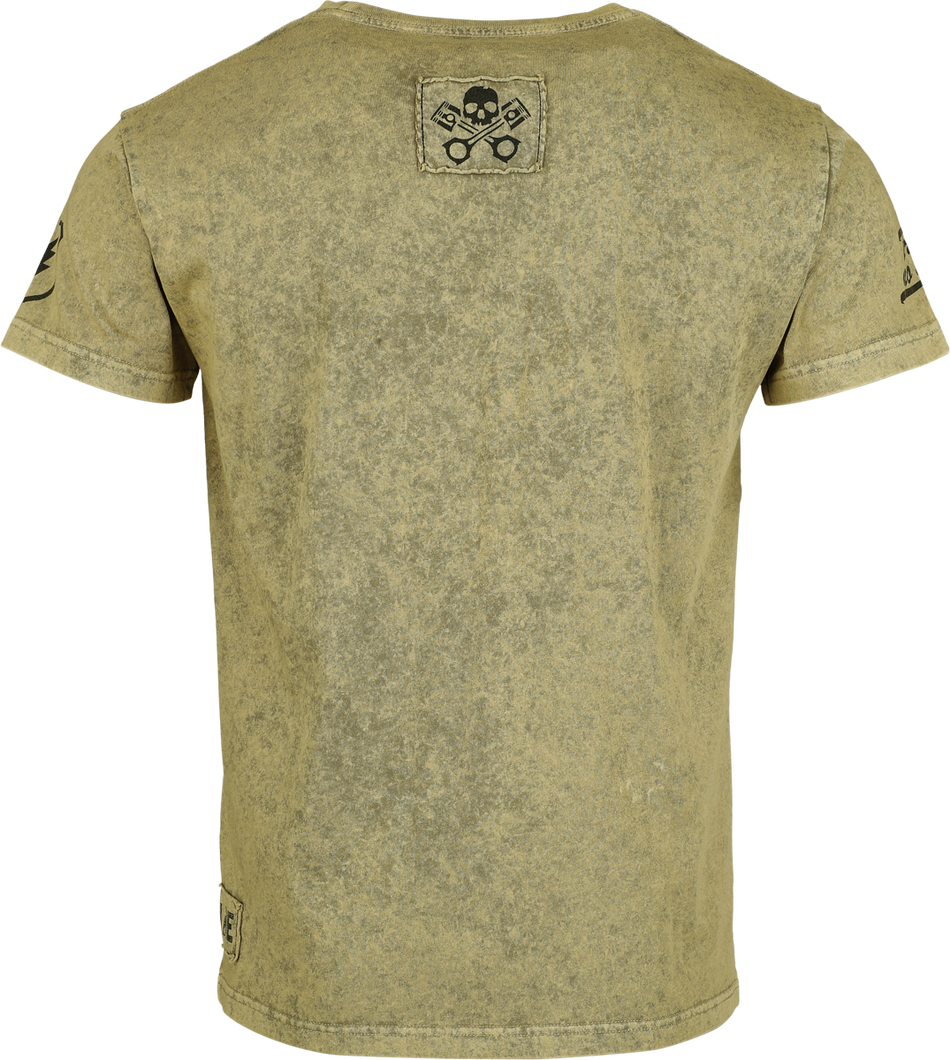 T-Shirt Manches courtes  de Rock Rebel by EMP - Free Spirit - T-Shirt - S à XXL - pour Homme - jaune - Rock Rebel by EMP - View 2