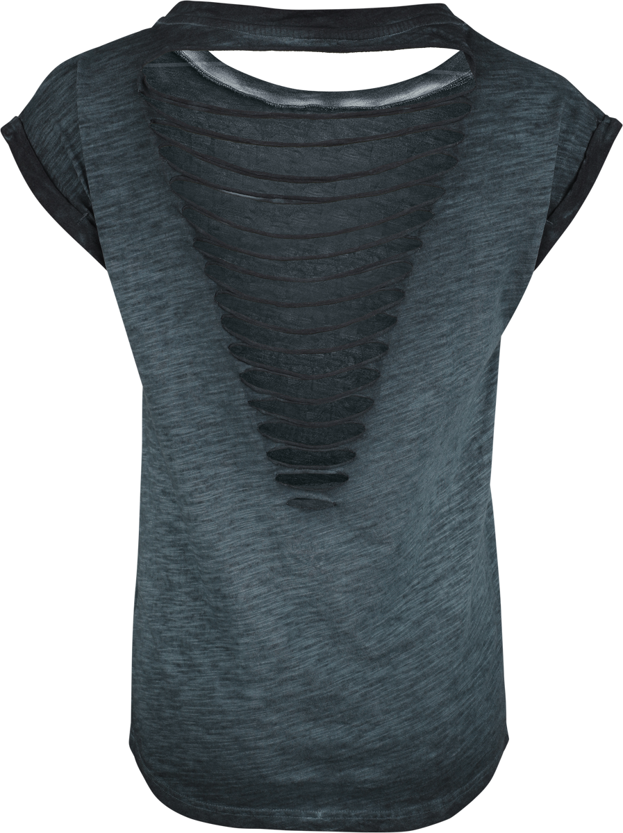 T-Shirt Manches courtes  de Rock Rebel by EMP - Free Spirit - T-Shirt - S à XXL - pour Femme - turquoise - Rock Rebel by EMP - View 2