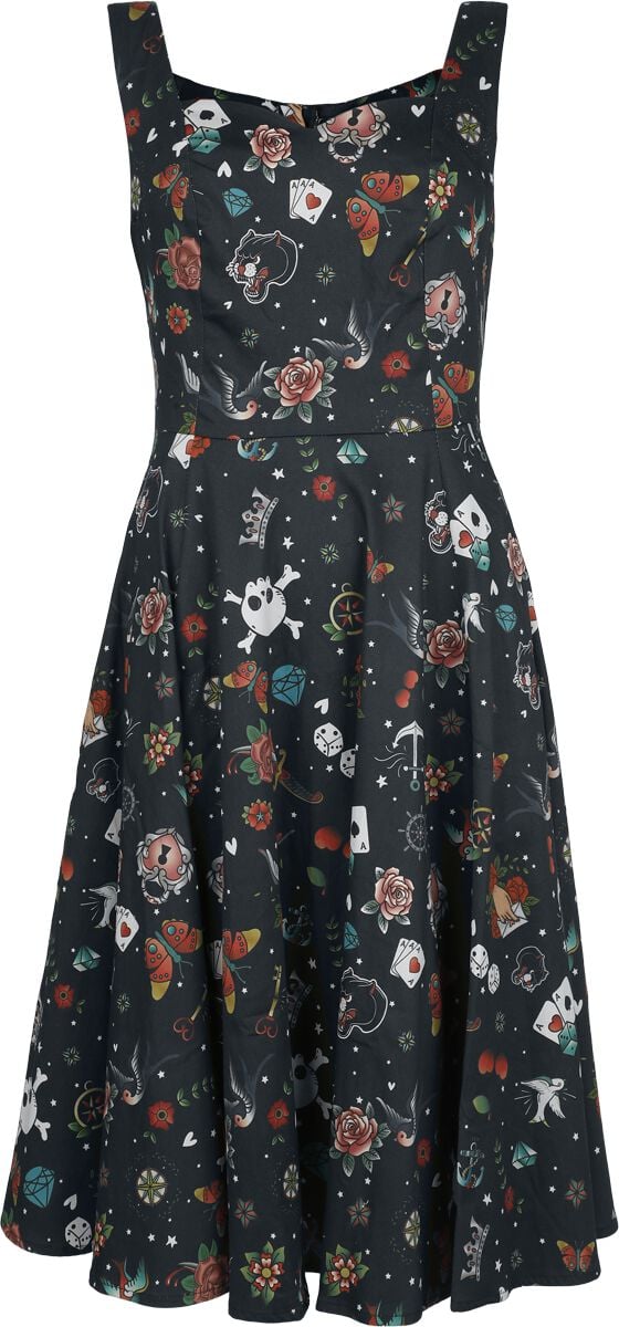Robe mi-longue  de Rock Rebel by EMP - Free Spirit - Robe - S à XXL - pour Femme - noir - Rock Rebel by EMP