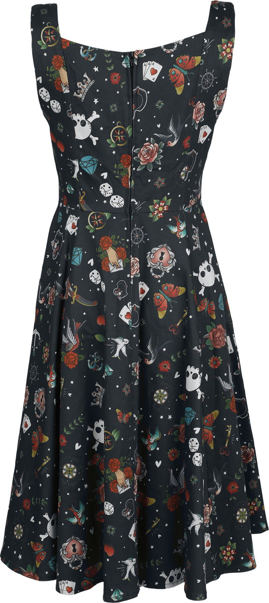 Robe mi-longue  de Rock Rebel by EMP - Free Spirit - Robe - S à XXL - pour Femme - noir - Rock Rebel by EMP - View 2