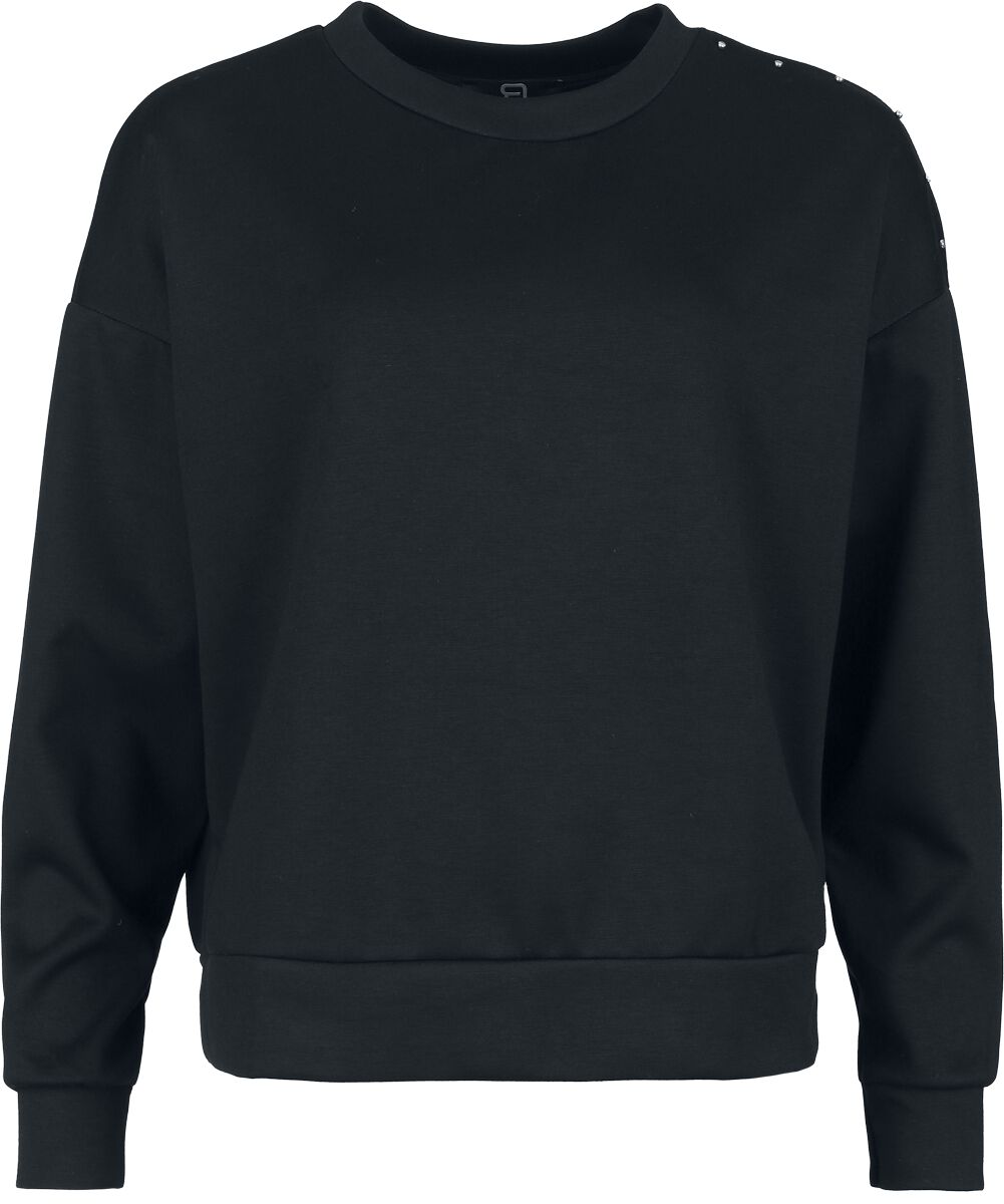 T-shirt manches longues  de RED by EMP - Fine Line Rivets - S à XL - pour Femme - noir - RED by EMP