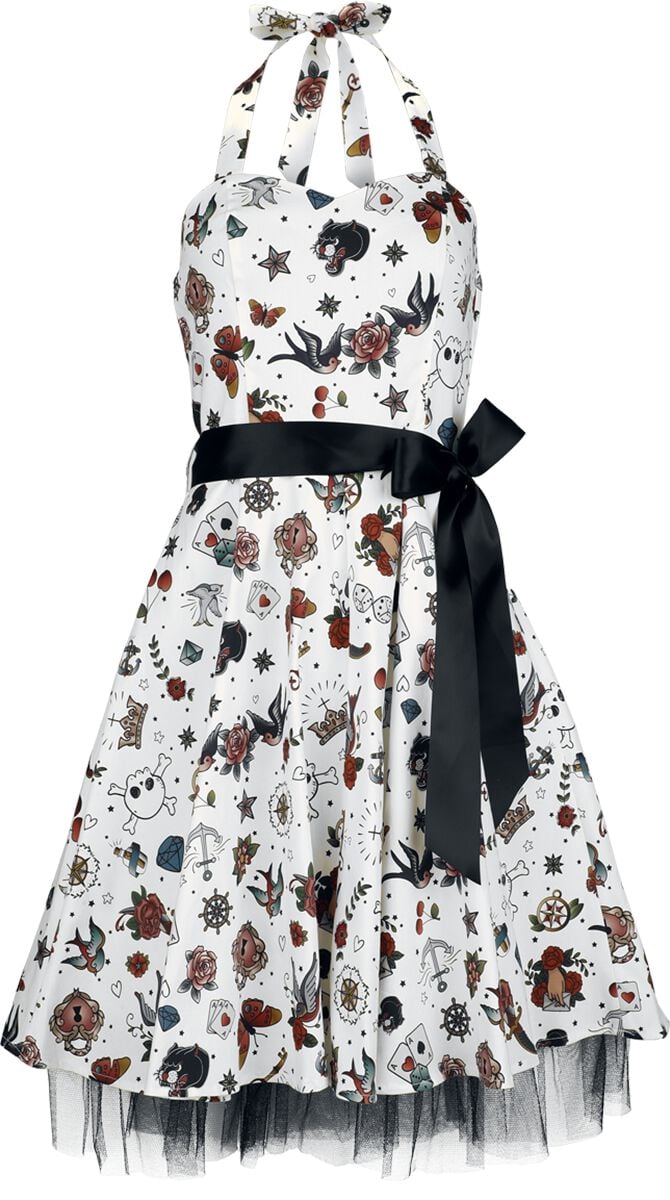 Robe mi-longue  de Rock Rebel by EMP - Free Spirit - Robe - S à XXL - pour Femme - blanc - Rock Rebel by EMP