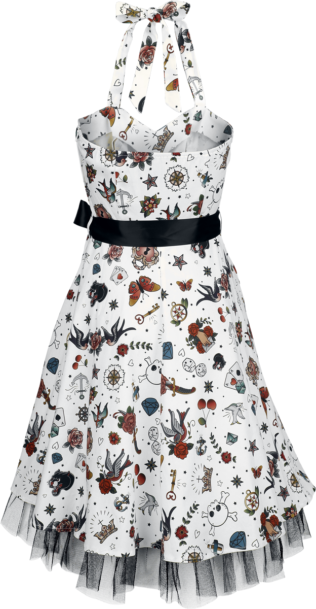 Robe mi-longue  de Rock Rebel by EMP - Free Spirit - Robe - S à XXL - pour Femme - blanc - Rock Rebel by EMP - View 2