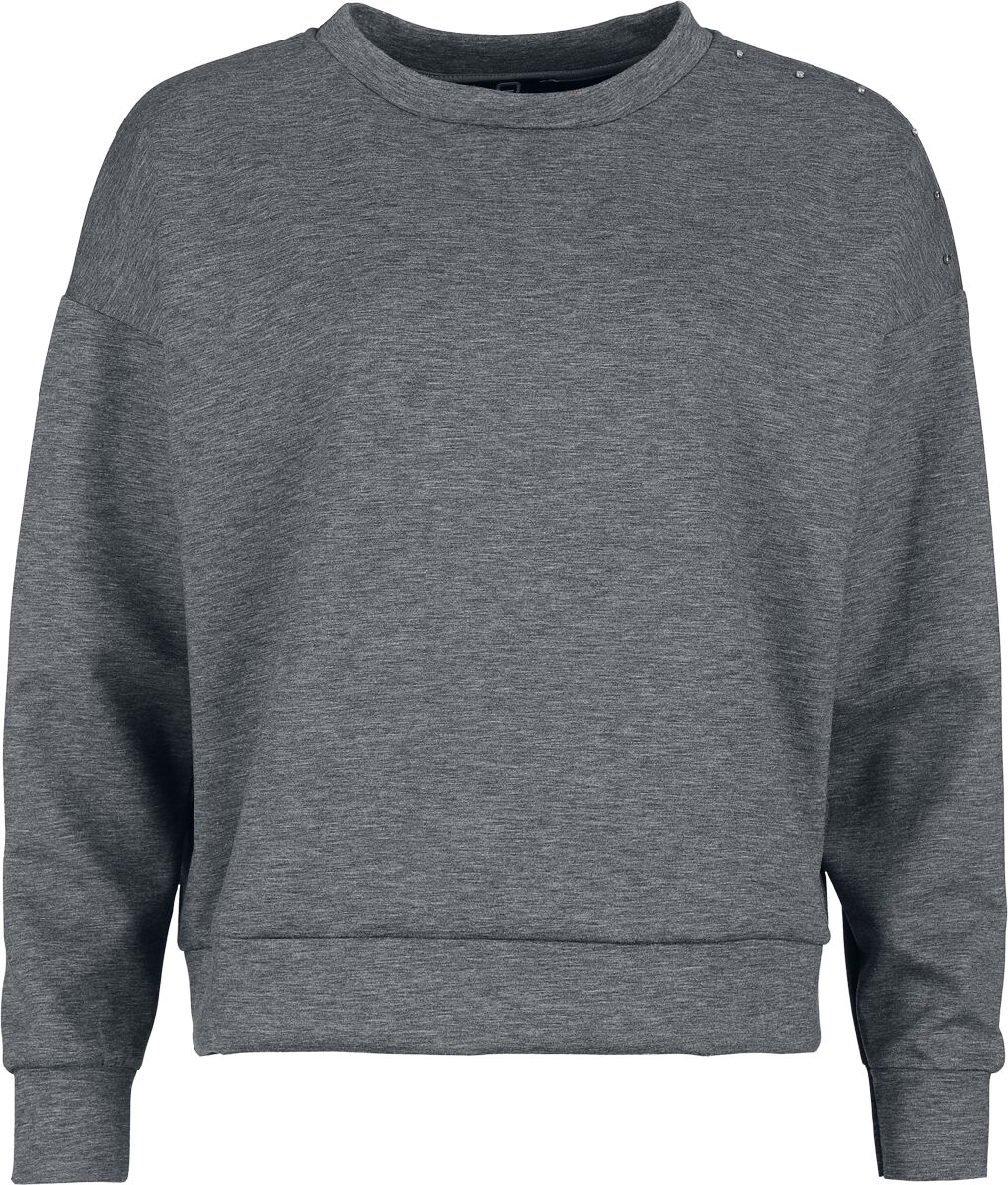 T-shirt manches longues  de RED by EMP - Fine Line Rivets - S à XL - pour Femme - gris - RED by EMP