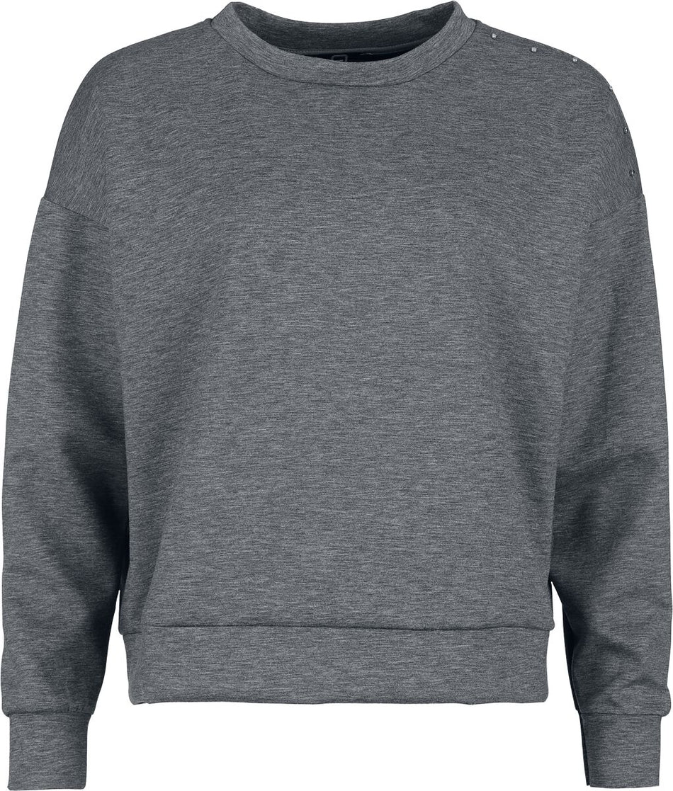T-shirt manches longues  de RED by EMP - Fine Line Rivets - S à XL - pour Femme - gris - RED by EMP