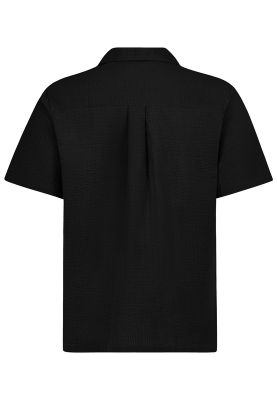 Chemise manches courtes  de Authentic Style - SEERSUCKER RESORT SHIRT - S à XXL - pour Homme - noir - Authentic Style - View 2