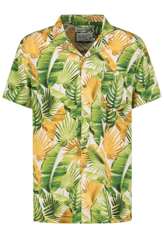 Chemise manches courtes  de Authentic Style - ALLOVER PRINTED RESORT SHIRT - S à XXL - pour Homme - multicolore - Authentic Style