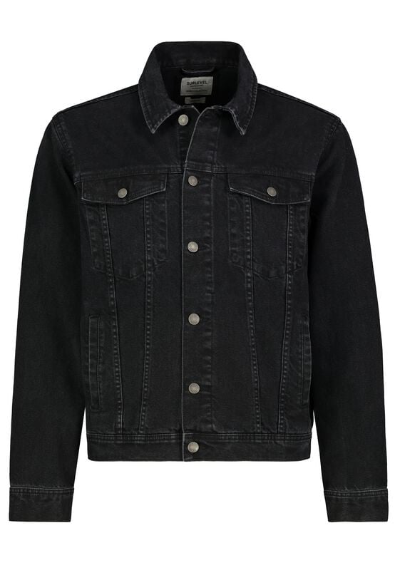 Veste en Jean  de Authentic Style - DENIM JACKET - S à XXL - pour Homme - noir - Authentic Style