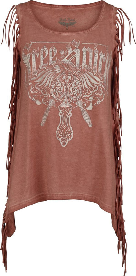 Top  de Rock Rebel by EMP - Free Spirit Top - S à XXL - pour Femme - rouge - Rock Rebel by EMP