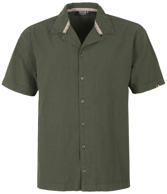 Chemise manches courtes  de Indicode - INMirolo - M à XXL - pour Homme - vert - Indicode