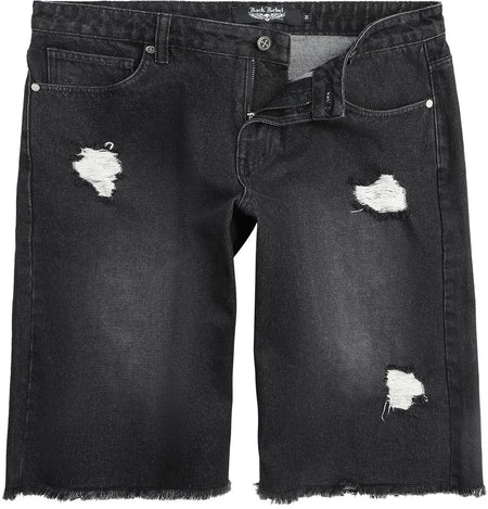 Short  de Rock Rebel by EMP - Lost Souls Shorts - 31 à 36 - pour Homme - noir - Rock Rebel by EMP
