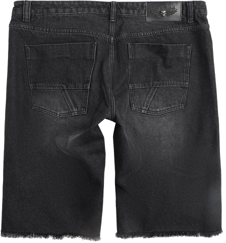 Short  de Rock Rebel by EMP - Lost Souls Shorts - 31 à 36 - pour Homme - noir - Rock Rebel by EMP - View 2