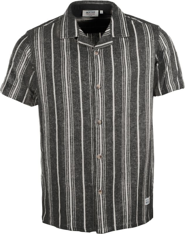 Chemise manches courtes  de Indicode - INPoipu - M à XXL - pour Homme - noir - Indicode