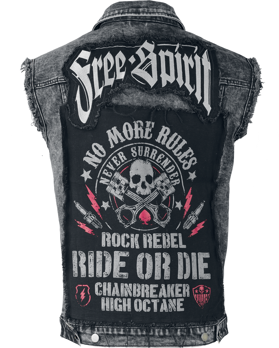Veste  de Rock Rebel by EMP - Free Spirit - Veston - S à XXL - pour Homme - noir - Rock Rebel by EMP - View 2