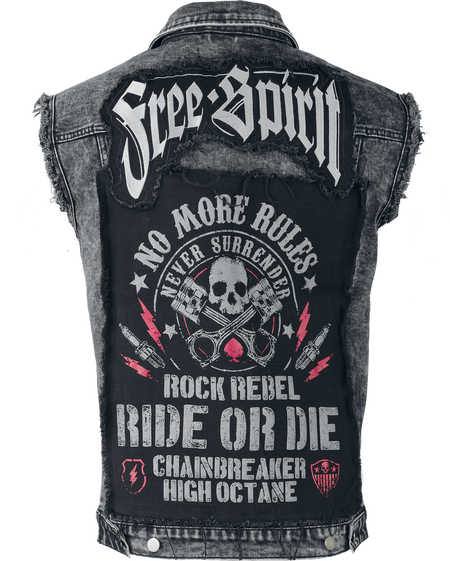 Veste  de Rock Rebel by EMP - Free Spirit - Veston - S à XXL - pour Homme - noir - Rock Rebel by EMP - View 2
