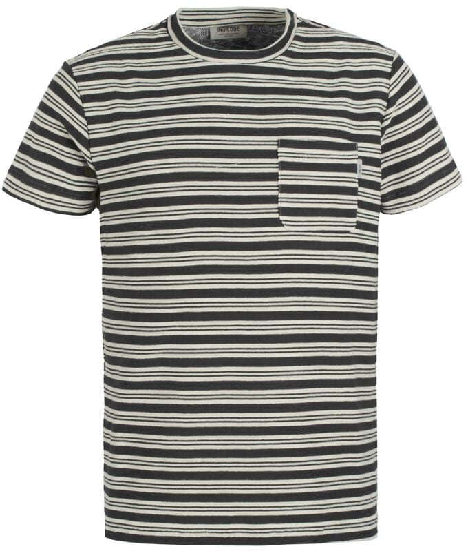 T-Shirt Manches courtes  de Indicode - INDrip - M à XXL - pour Homme - noir - Indicode