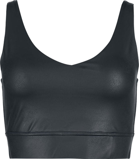 Top  de Black Premium by EMP - Essential - Crop Top Simili Cuir - S à XXL - pour Femme - noir - Black Premium by EMP