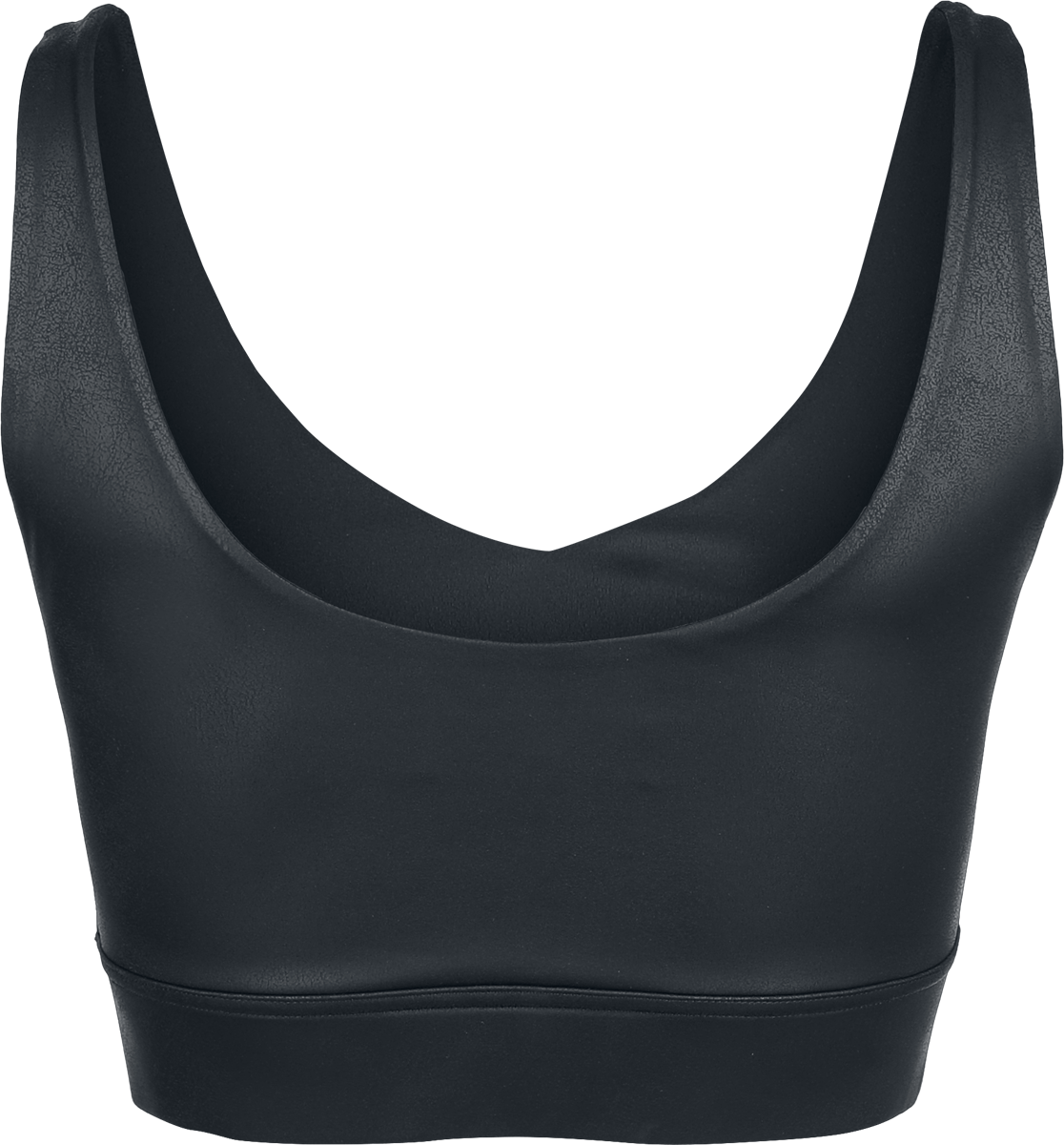 Top  de Black Premium by EMP - Essential - Crop Top Simili Cuir - S à XXL - pour Femme - noir - Black Premium by EMP - View 2