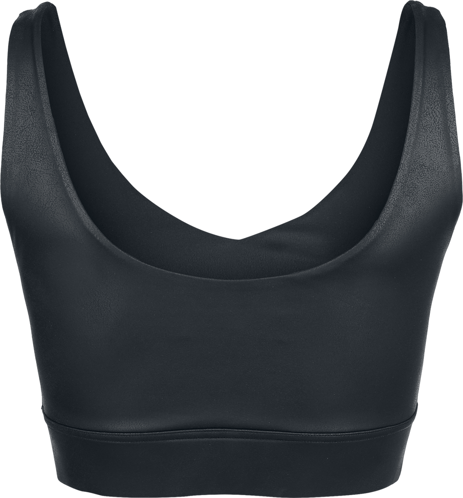 Top  de Black Premium by EMP - Essential - Crop Top Simili Cuir - S à XXL - pour Femme - noir - Black Premium by EMP - View 2