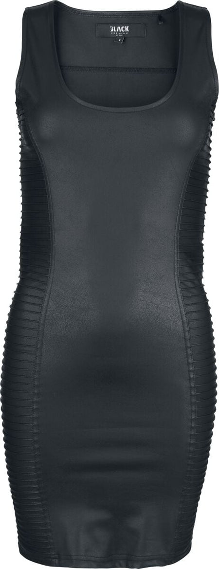 Robe courte  de Black Premium by EMP - Essential - Robe Simili-Cuir - S à XXL - pour Femme - noir - Black Premium by EMP