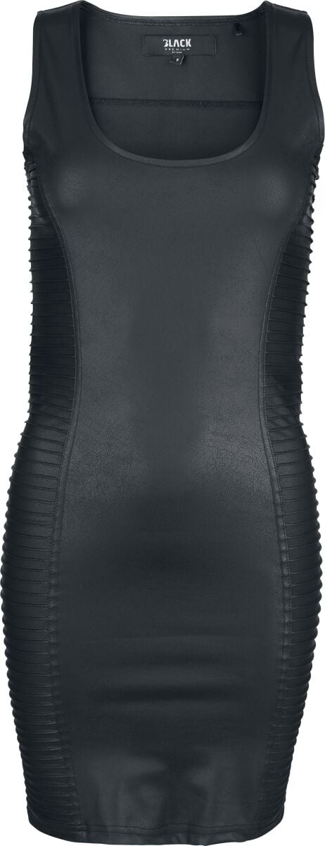 Robe courte  de Black Premium by EMP - Essential - Robe Simili-Cuir - S à XXL - pour Femme - noir - Black Premium by EMP