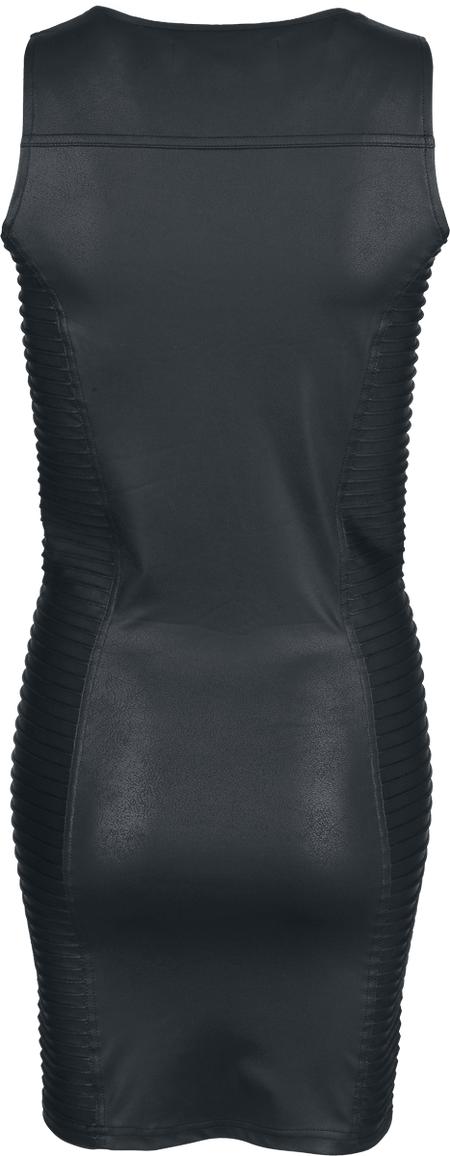 Robe courte  de Black Premium by EMP - Essential - Robe Simili-Cuir - S à XXL - pour Femme - noir - Black Premium by EMP - View 2